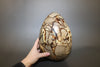 Septarian Nodule Egg Sculpture - 9.65"