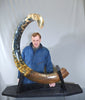 Woolly Mammoth Tusk with Blue Patina — 8' 3'' long