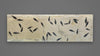 Large Fossil Fish Shoal - 74 x 24 inches