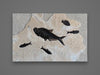 Fossil Fish Mural - 40 x 26 inches