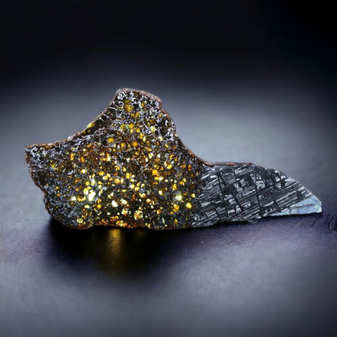 Seymchan Meteorite Slice - 541.6 grams