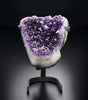 Amethyst from Uruguay with Custom Stand - 14.43 lbs