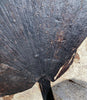 Fossil Palm with Fish - 72" x 70"