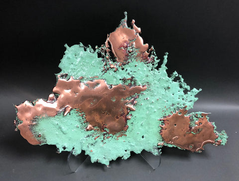 Splash Copper Artwork - 25.5" x 18.75"